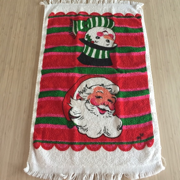 80s Santa-Snowman Towel - Picture 3 of 8